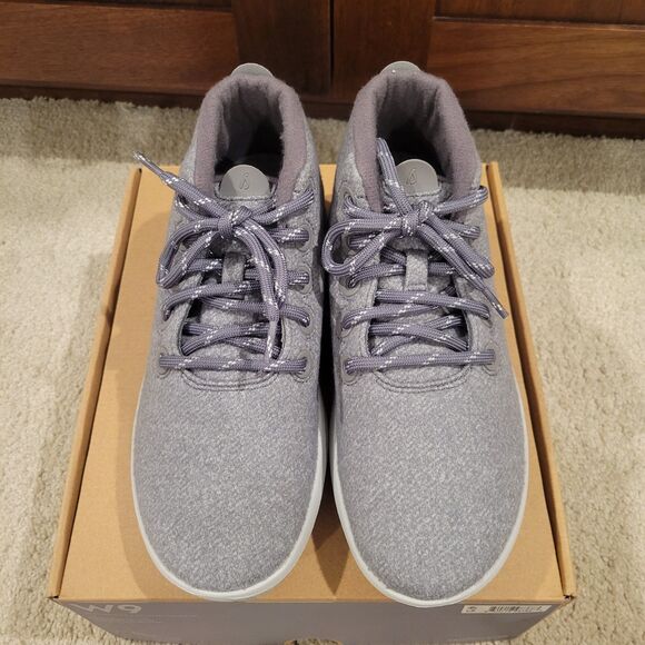 NIB ALLBIRDS Women's Wool Runner-up Mizzles SIZE 9 Grey MSRP$145 Water Repellent - Picture 2 of 9